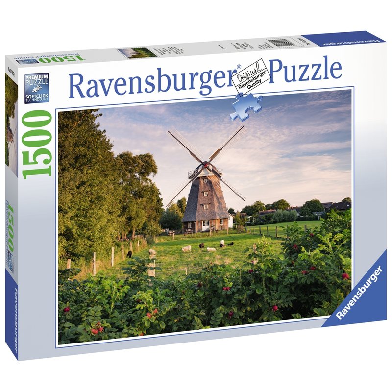 Ravensburger - Puzzle Moara de vant, 1500 piese