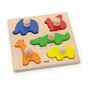Viga - Puzzle Montessori cu maner, Animale,  - 3