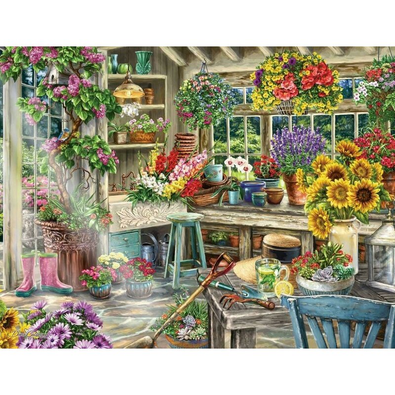 Ravensburger - puzzle paradisul gradinarului, 2000 piese