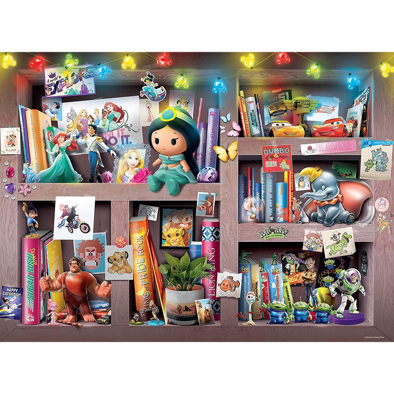 Ravensburger - puzzle personaje disney puzzle copii, piese 100