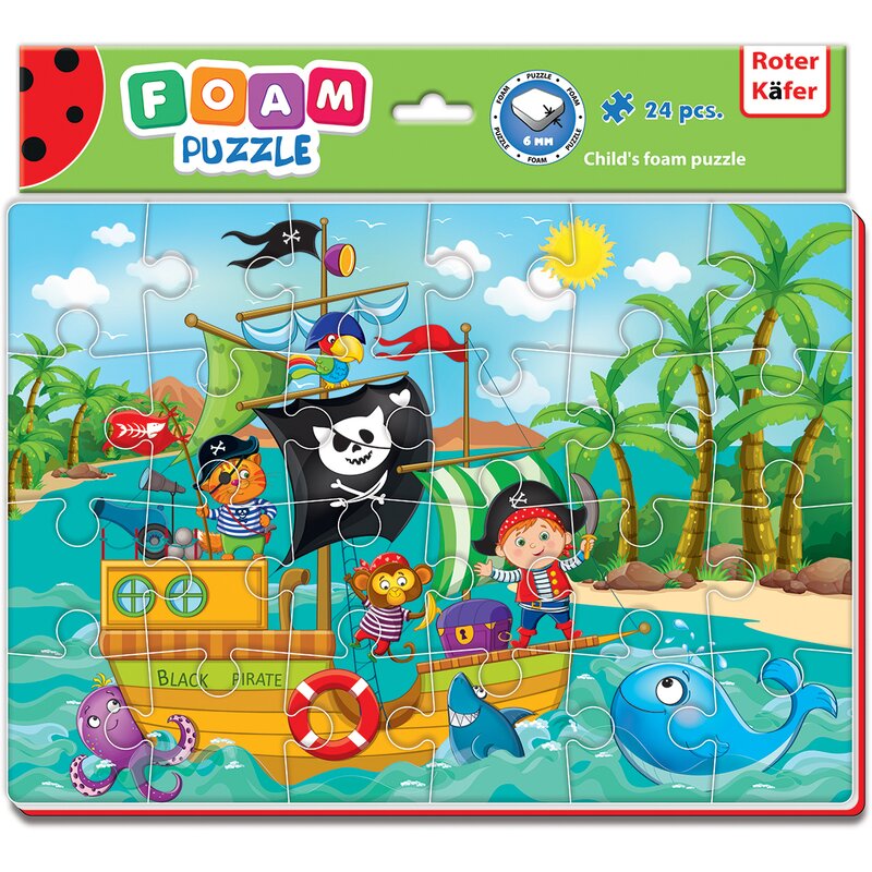 Roter kafer - puzzle pirati 24 piese rk1201-12