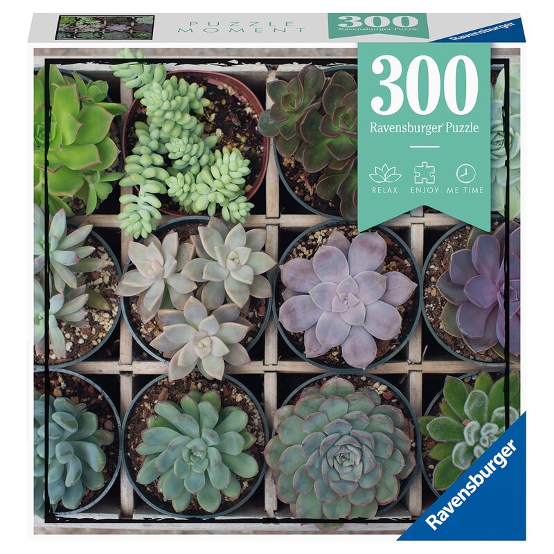 Ravensburger - puzzle peisaje plante suculente puzzle copii, piese 300