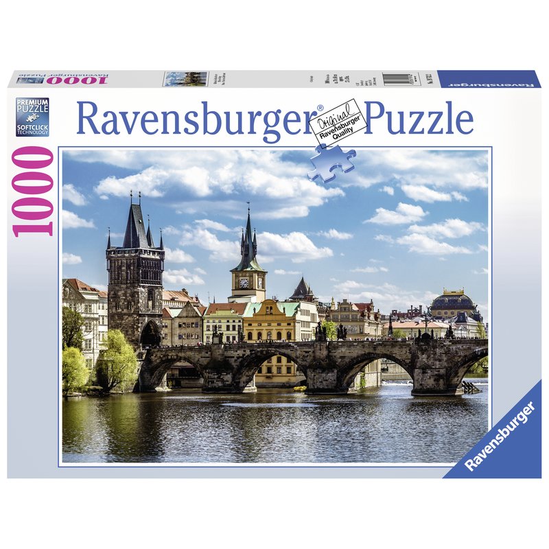 Ravensburger - Puzzle Podul Charles, 1000 piese