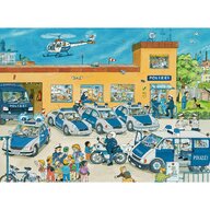 Ravensburger - Puzzle vehicule Politie Puzzle Copii, piese 100