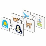 THE LEARNING JOURNEY - Puzzle educativ Potriveste lucrurile opuse Puzzle Copii, piese 60