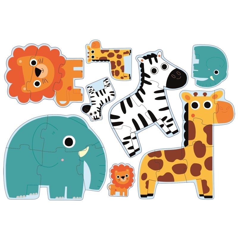 Djeco - puzzle progresiv in jungla