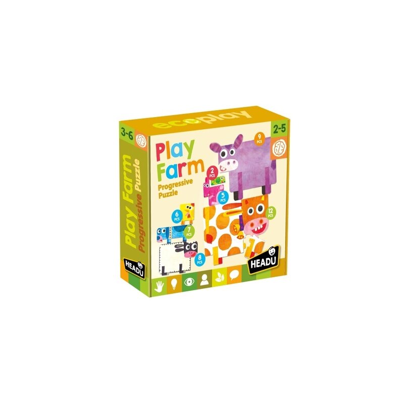 Headu - puzzle progresiv - sa ne jucam cu ferma