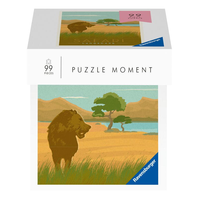 Ravensburger - puzzle animale safari , puzzle copii, piese 99