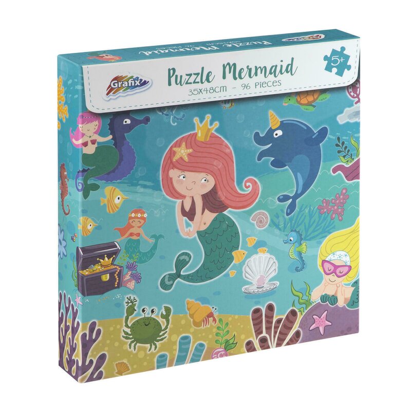 Grafix - puzzle personaje sirene jucause puzzle copii, piese 96