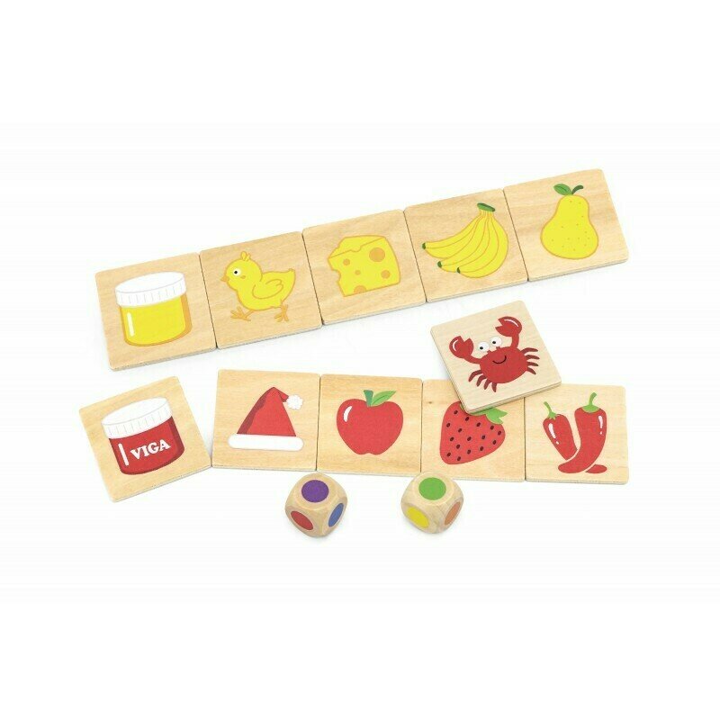 Viga - puzzle din lemn invata culorile , puzzle copii, piese 36