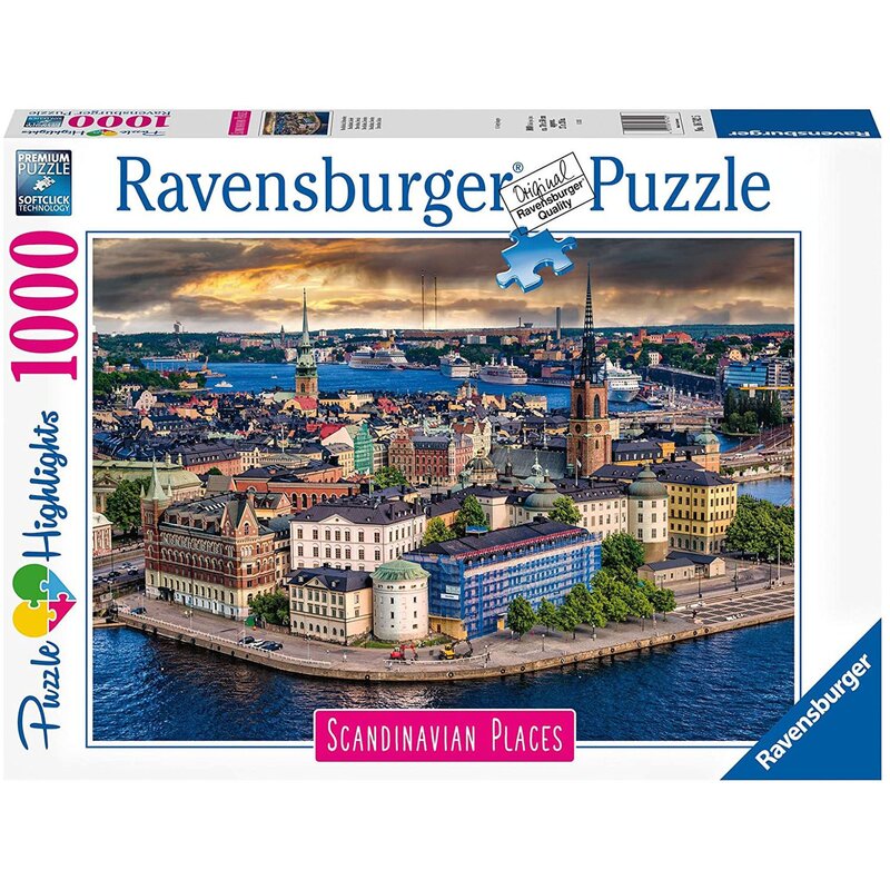 Puzzle Stockholm Suedia, 1000 Piese Jucarii & Cadouri