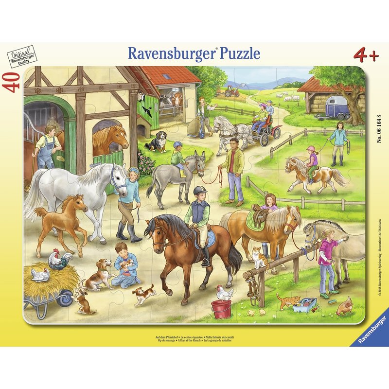 Puzzle Tip Rama Ferma, 40 Piese