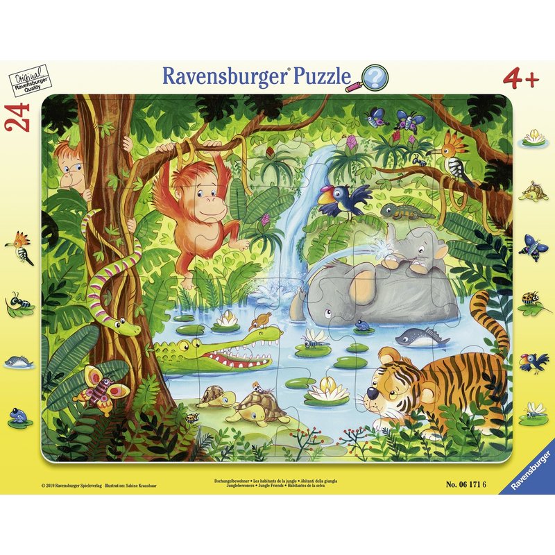 Puzzle Tip Rama Jungla, 24 Piese