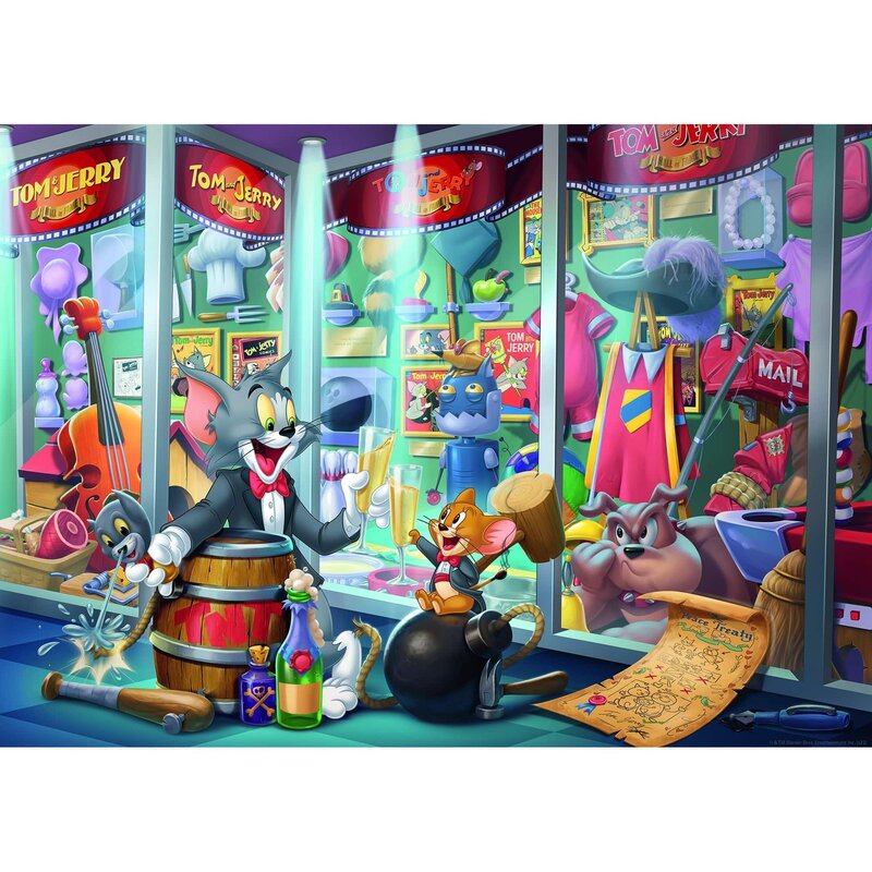 tom și jerry: o aventură gigantică Puzzle Tom&Jerry, 1000 Piese