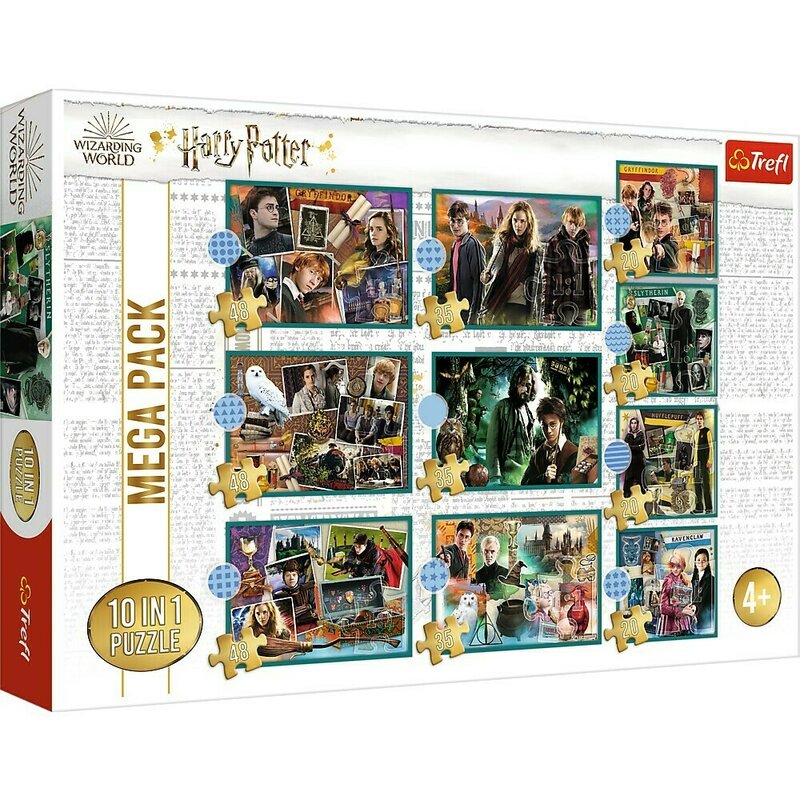 Trefl - PUZZLE 10IN1 HARRY POTTER IN LUMEA LUI HARRY POTTER