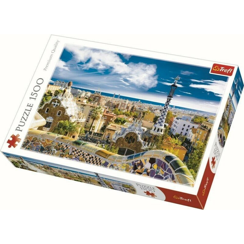 Trefl - Puzzle peisaje Park Barcelona , Puzzle Copii, piese 1500