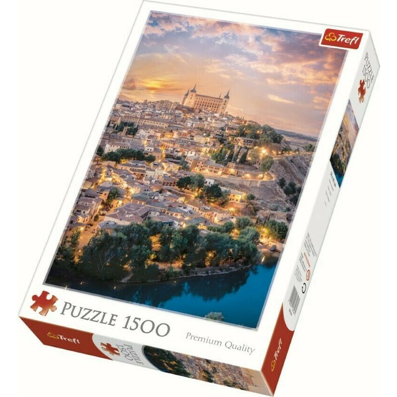 Trefl - puzzle orase toledo spania , puzzle copii, piese 1500