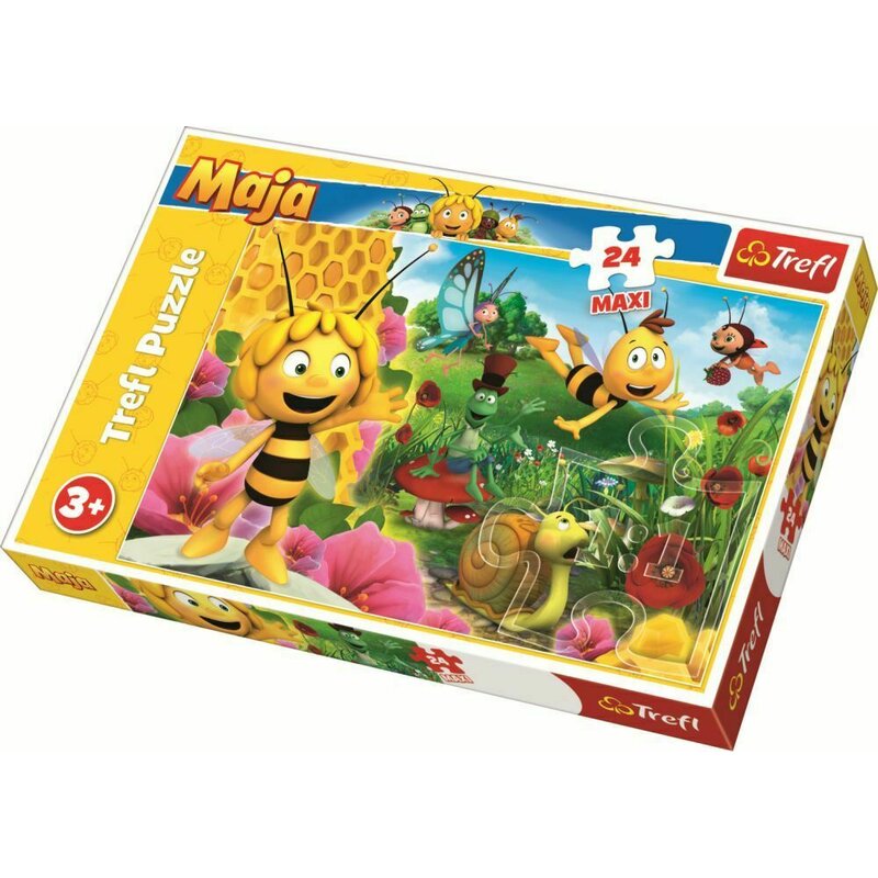 Trefl – Puzzle personaje Lumea lui Maya , Puzzle Copii , Maxi, piese 24, Multicolor Jucarii & Cadouri
