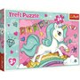 Trefl - Puzzle personaje Unicornul curcubeu , Puzzle Copii , Maxi, piese 24, Multicolor - 1