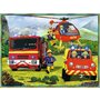 Trefl - Puzzle personaje Memo Pompierii in actiune , Puzzle Copii , 2 in 1, piese 78, Multicolor - 2