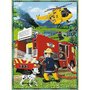 Trefl - Puzzle personaje Memo Pompierii in actiune , Puzzle Copii , 2 in 1, piese 78, Multicolor - 3