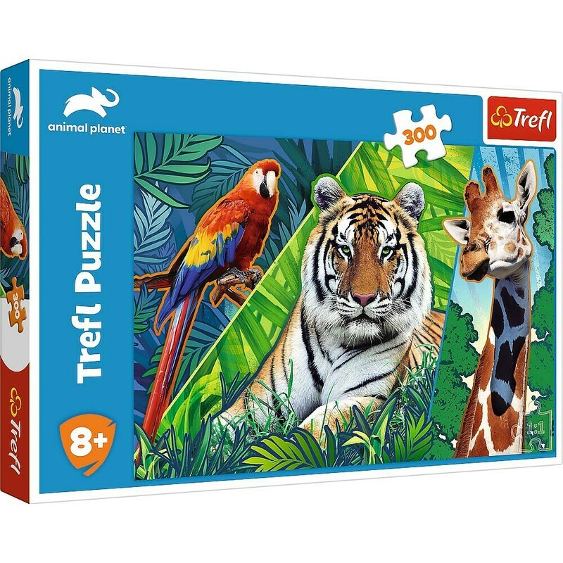 Trefl - PUZZLE 300 ANIMAL PLANET UIMITOARELE ANIMALE SALBATICE