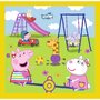 Trefl - Puzzle personaje Peppa pig O zi aniversara , Puzzle Copii , 3 in 1, piese 106, Multicolor - 3
