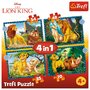 Trefl - PUZZLE  4IN1 LION KING - AVENTURILE LUI SIMBA - 6