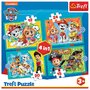 Trefl - Puzzle personaje Patrula catelusilor , Puzzle Copii ,  4 in 1, piese 71 - 6