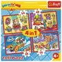 Trefl - Puzzle personaje Spionii secreti , Puzzle Copii ,  4 in 1, piese 207 - 6