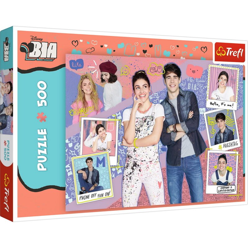 Trefl - puzzle peisaje bia cu prietenii , puzzle copii, piese 500, multicolor