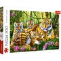 Trefl - Puzzle animale Familie de tigri , Puzzle Copii, piese 500, Multicolor - 1