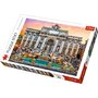 Trefl - Puzzle peisaje Fontanna di Trevi Roma , Puzzle Copii, piese 500, Multicolor - 1