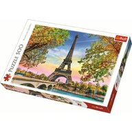 Trefl - Puzzle peisaje Romanticul Paris , Puzzle Copii, piese 500
