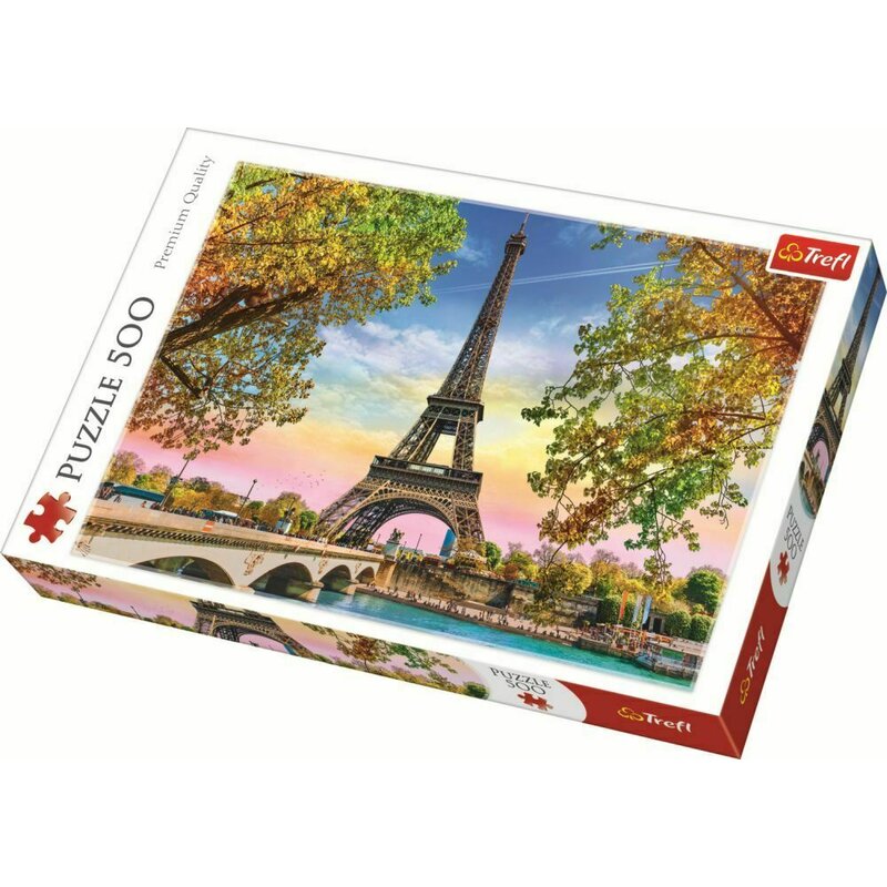 Trefl – Puzzle peisaje Romanticul Paris , Puzzle Copii, piese 500 Jucarii & Cadouri