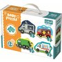 Trefl - Puzzle vehicule Si meserii , Puzzle Copii , Baby Clasic, piese 18 - 1