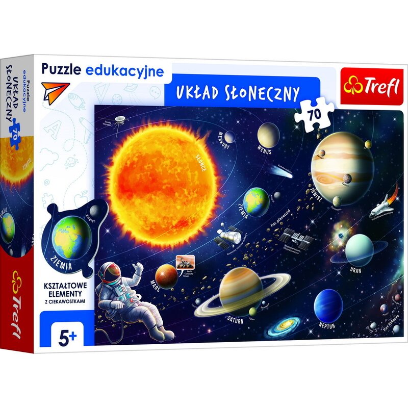 Trefl - puzzle trefl educational 70 sistemul solar