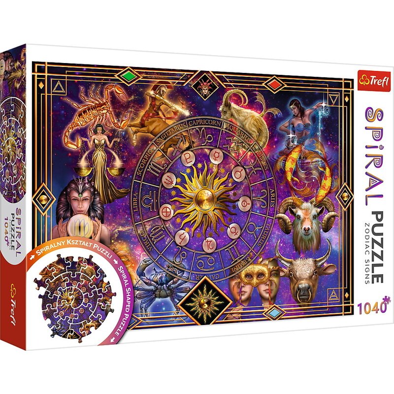 Trefl - PUZZLE SPIRAL 1040 PIESE SEMNE ZODIACALE