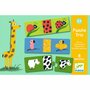 Djeco - Puzzle trio  animale dezbracate - 1