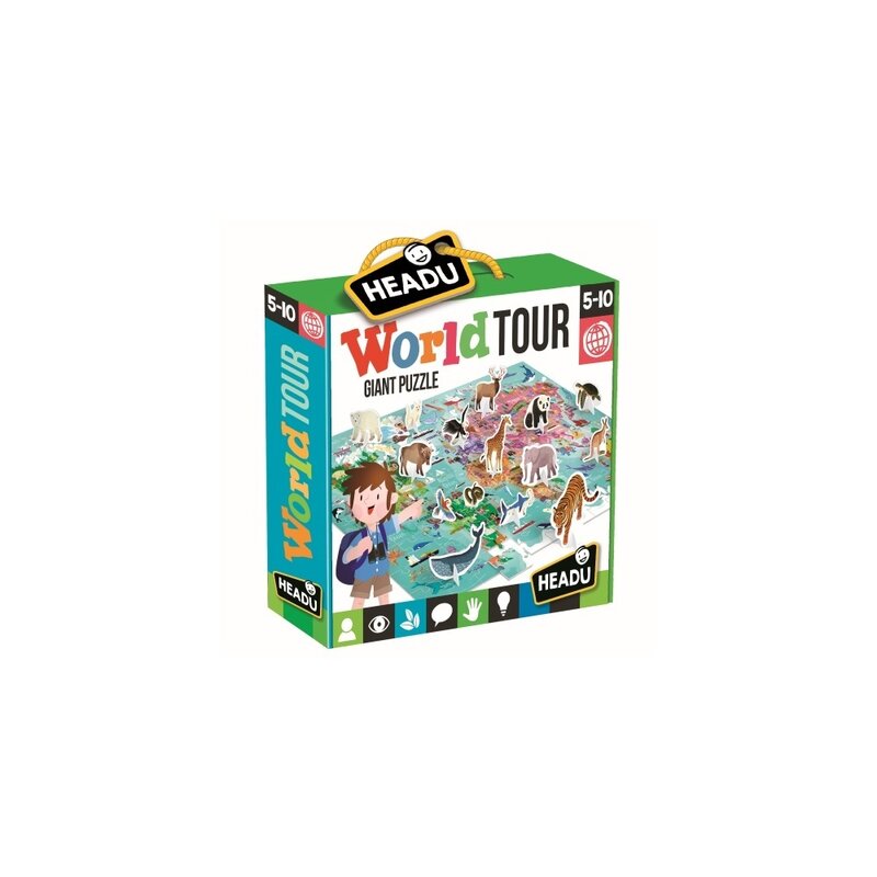 Headu - puzzle turul lumii