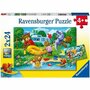 Puzzle Ursi In Camping, 2X24 Piese - 2
