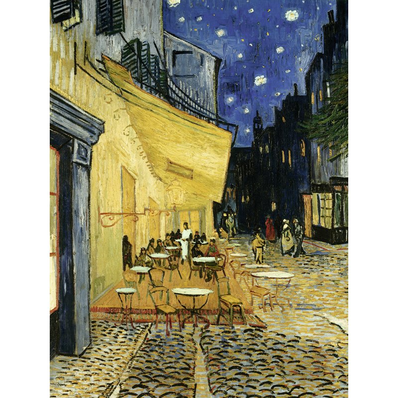 Puzzle Vincent Van Gogh: Terasa In Noapte, 1000 Piese