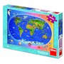 Puzzle XL - Harta Lumii (300 piese) - 1