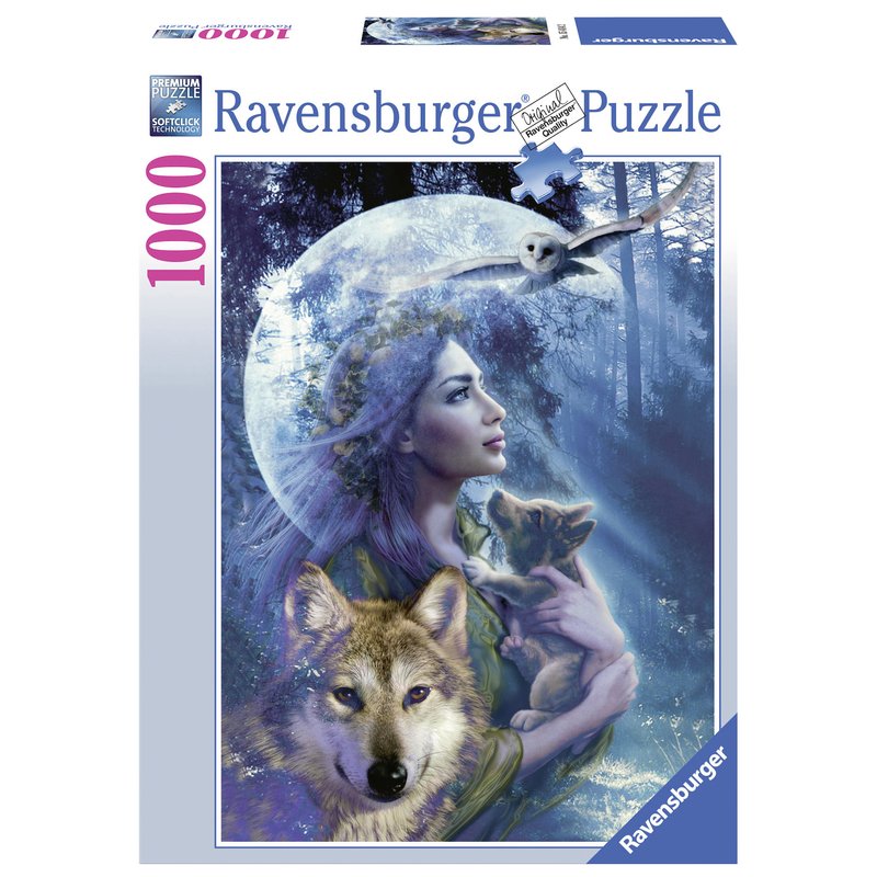 Ravensburger - Puzzle Zeita Lupilor, 1000 piese