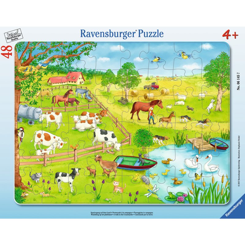 Ravensburger - Puzzle Zona rurala, 48 piese