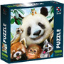 Puzzle Zoo Selfie, 47x67 cm, 1000 piese De.tail DT1000-03 - 1