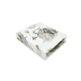 Cearceaf cu elastic, Qmini, Pentru patut 140X70 cm, Din bumbac certificat Oeko Tex Standard 100, Elephants on Rainbow - 1