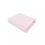 Cearceaf cu elastic, Qmini, Pentru patut leagan sau patut co-sleeper, Dimensiune 90x40 cm, Din bumbac jersey, Material certificat Oeko Tex Standard 100, Pink - 1