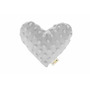 Pernuta anticolici, Qmini, Umpluta cu samburi de cirese, Cu doua fete, In forma de inima, Minky Light Grey - 2