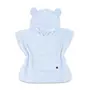 Poncho baie, Qmini, Cu gluga, buzunar si urechi, Materiale certificate Oeko Tex Standard 100, 4 - 7 ani, Blue - 1